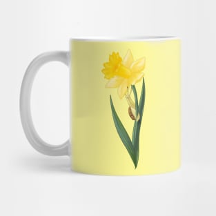 Birth flower and snail: March Mug